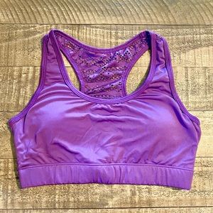 ZYIA ACTIVE PURPLE BOMBER BRA 💜